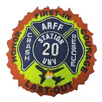 Station 20 Aircraft Rescue Fire Fighting Patch