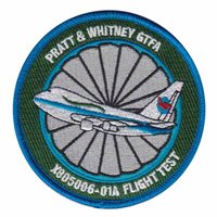 Pratt & Whitney Flight Test X805006-01A Patch 