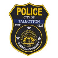 City of Talbotton Police Patch