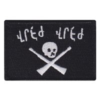 Skull Black Flag Patch