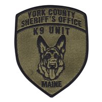 York County Sheriffs Office K-9 Unit Patch