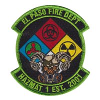 El Paso Fire Department HAZMAT 1 Ram Patch