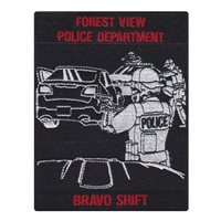 Bravo Shift Forest View Police Patch 