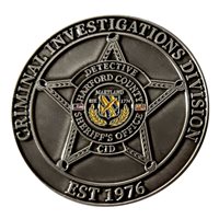 Harford County Sheriffs CID Challenge Coin