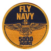 Fly Navy 5000 Hours Patch