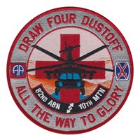 82 Airborne Draw Four Dustoff Patch