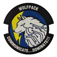 319 CS Wolfpack CD PVC Patch