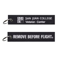 San Juan College Veteran Center RBF Black Key Flag