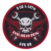 D Co 1-147 AVN Demons Patch