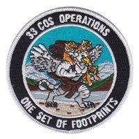 33 COS Footprints Patch