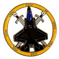 325 OSS F-35 Silver Knights Challenge Coin