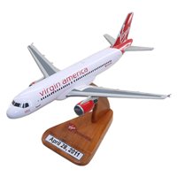 Virgin America A320-200 Custom Aircraft Model