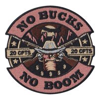 20 CPTS No Bucks No Boom Patch