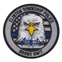 Clinton Township Police Dept Drone Unit Patch