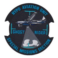 NYPD Aviation Unit Ghost Rider Patch