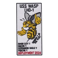 USS Wasp LHD-1 Deployment 2024 Patch