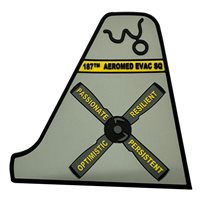 187 AES Tail Flash PVC Patch