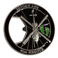 41 RQS Moody AFB Bottle Opener Challenge Coin