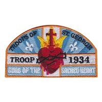 Troops of St. George - Troop #1934 - Sons of the Sacred Heart Patch