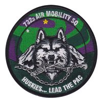 732 AMS Huskies Patch