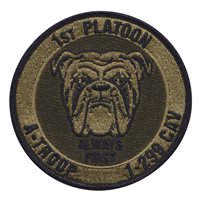 A Troop 1-299 CAV 1 PLT Red Dawgs OCP Patch