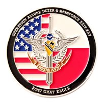 F Co 227 AVN MQ-1C ER Gray Eagle Coin Challenge Coin