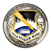 325 FW Checkertail Deputy Commander Challenge Coin 