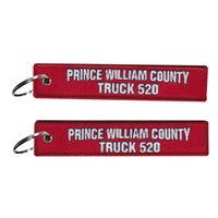 Prince William County Fire Dept Truck 520 Key Flag