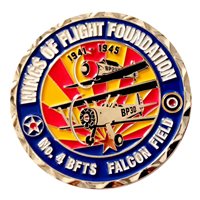 Wings of Flight Foundation No 4 BFTS Challenge Coin