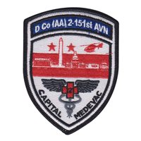 D Co 2-151 AVN REGT Capital Medevac Patch