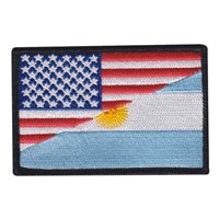 USA Argentina Flag Patch