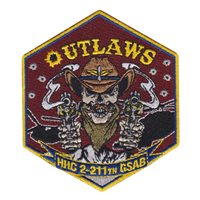 HHC 2-211th GSAB Outlaws Patch