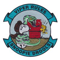 USS Wasp Snoopie Drools Patch