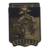 B Co 1-158 AHB Badgers OCP Patch