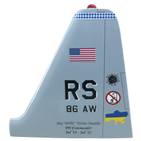 53 AS C-130 Airplane Tail Flash