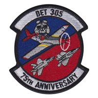 AFROTC Det 305 75th Anniversary Patch 