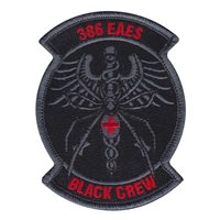 386 EAES Black Crew Patch