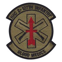 HHC 2-127 Infantry Blood Medics Patch