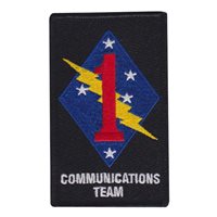 1 Marine Division Communications Team Patch