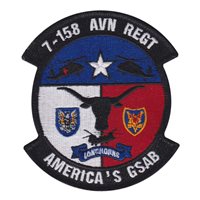 7-158 AVN REGT America’s GSAB Patch