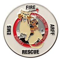 724 EABS Fire Department Challenge Coin