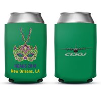 Custom Koozie Can Coolers | 3LM National Guard Association of the United States Mardi Gras C-130J Koozie Can Coolers