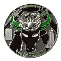 12 TRS Long Horn Commander Challenge Coin