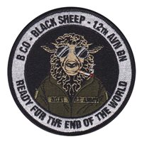 B CO Black Sheep 12 AVN BN Patch