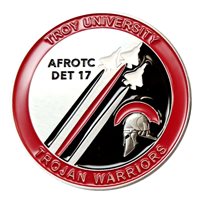 AFROTC Det 17 Trojan Warriors Commander Challenge Coin