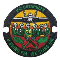 CVN-77 V-2 Catapults Patch