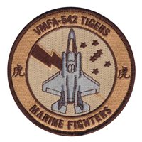 VMFA-542 Tigers Desert Patch