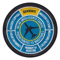 157 OSS Graduate Patch with Leather Border