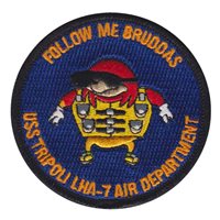 USS TRIPOLI LHA-7 Air Department Patch