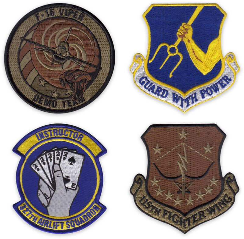 Military, Squadron, & Morale Custom Patches